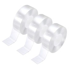 3 Roll Clear Edge Protector Strip, 1.2 in x 32.8 ft Table Edge Protector