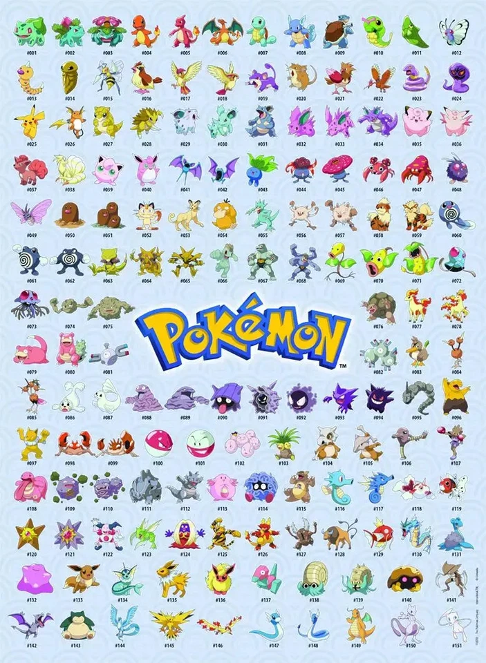 RAVENSBURGER VERLAG GMBH Ravensburger Puzzle 12000511 - Die ersten 151 Pokémon - 500 Teile Pokémon...