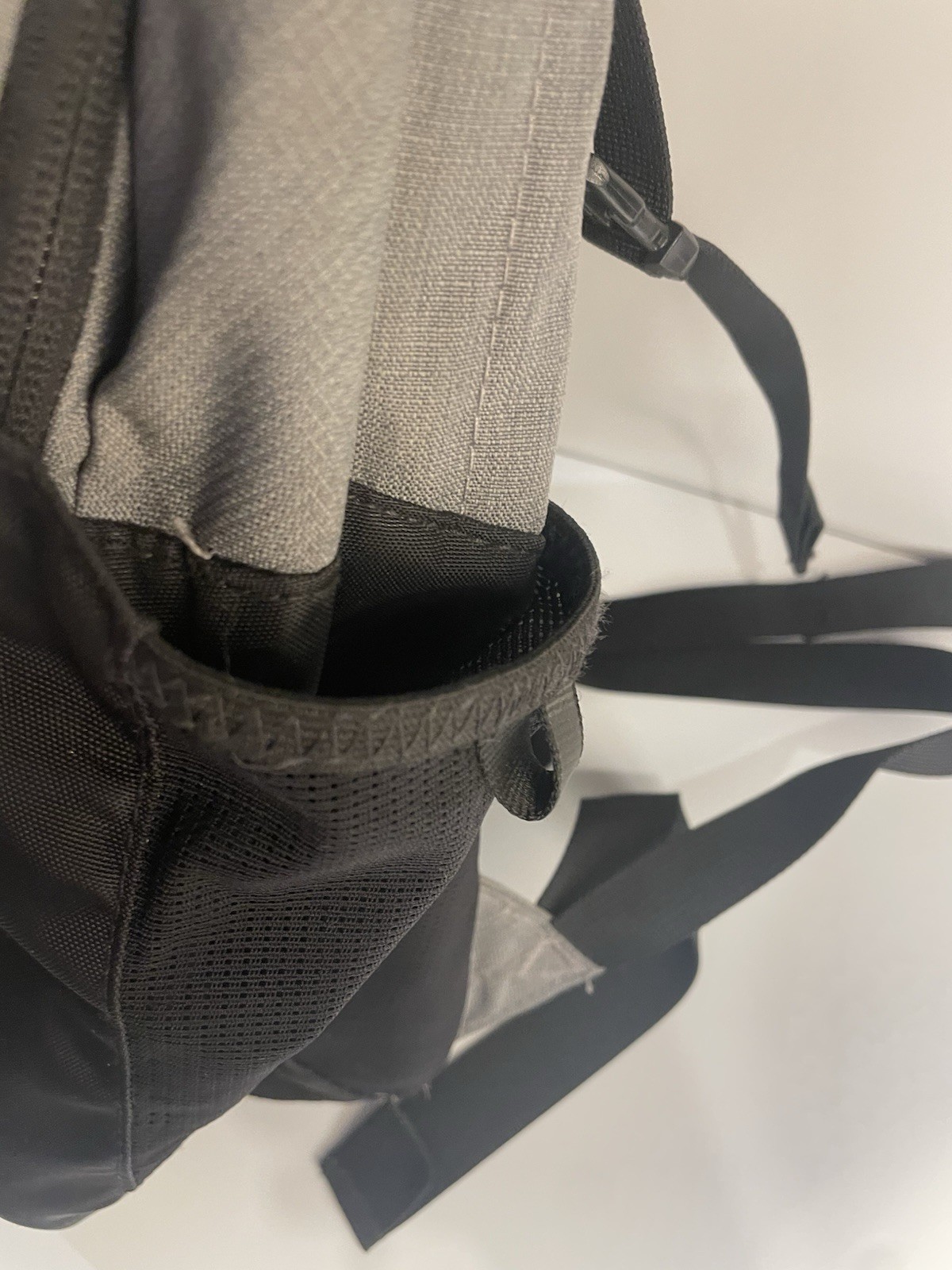 The North Face Backpack Gray Multi Zip Laptop Sch… - image 5