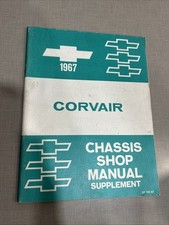 1967 Chevrolet Corvair Chassis Shop Manual Supplement St 132-67 Free Shipping