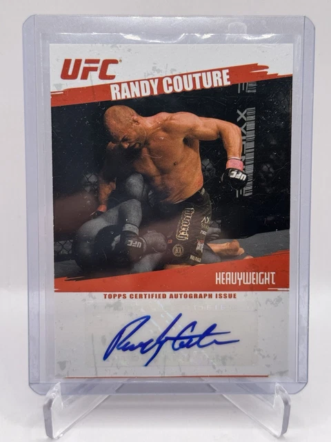 2009 Topps UFC #FA-RC Heavyweight Rookie Auto Randy Couture Autograph