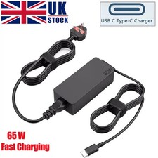 65W Laptop Charger Type C Adapter for Lenovo ThinkPad HP Dell Apple Samsung