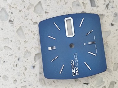 NOS Vintage Seiko DX 6106-5400 TV PART - Blue DIAL 27mm NOS | eBay