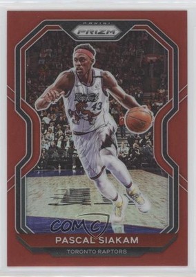 2020-21 Panini Prizm Red Prizm 124/299 Pascal Siakam #134 gh4