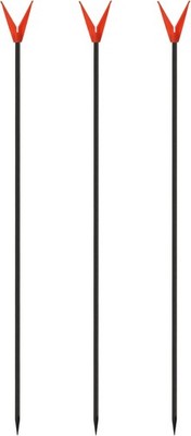Zite Fishing Rutenhalter Angel 75 cm  V-Rutenhalter mit Schnurlaufkerbe, R