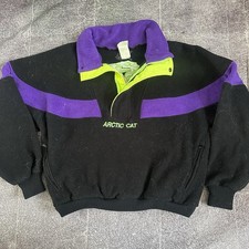 Mens Vintage 90s Arctic Cat Snowmobiles Purpl...