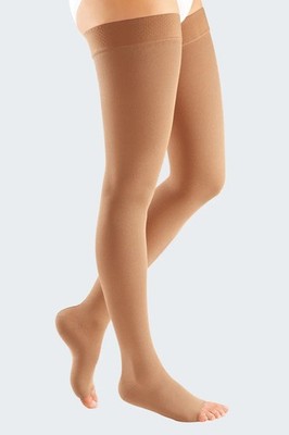 mediven mondi  AG SILICONE CL2 PUNTA APERTA CARAMELLO TG.6 MEDI