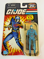 G.I. Joe 25th Anniversary Cobra Commander Single Carded 3.75  Figure Hasbro 2007