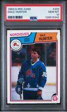 1983 O-PEE-CHEE DALE HUNTER #293 QUEBEC NORDIQUES PSA 10