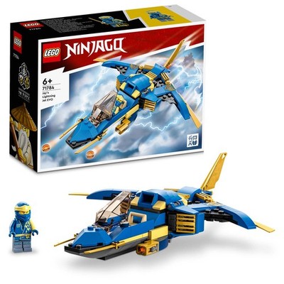 LEGO 71784 NINJAGO - Jays Donner-Jet EVO  Ninja Spielzeug-Flugzeug Jay Minifigur