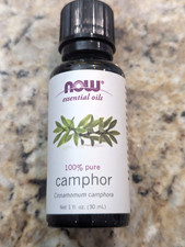 Now Foods Essential Oils 100 Pure Camphor 1 fl oz exp: 03/2030