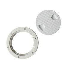 6" Diameter Access Hatch Cover Deck Plate Anti-slip Panel Boat/Marine D
