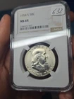 1954-S Franklin Half Dollar — photo from another recent sale