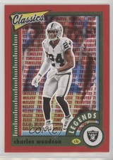 2022 Classics Legends Timeless Tributes Red 30/75 Charles Woodson #103 HOF 10ek