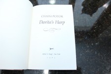 Vintage 1985 Chaim Potok Davita's Harp Hardcover Book 1st Edition