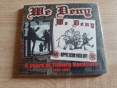 WE DENY - 6 Years Of Tilburg Hardcore 1996 - 2002 (CD, 2021) Milkman Digipak 