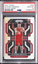 2021 PANINI PRIZM SILVER PRIZM #318 ALPEREN SENGUN PSA 10
