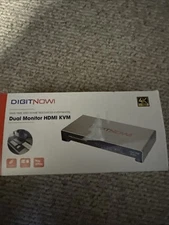 DIGITNOW! Dual Monitor HDMI KVM 4K Ultra HD V805-US-S
