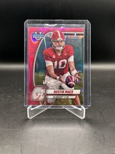 2024 Bowman Chrome U Austin Mack 1st Bowman Pink Lava Refractor #87