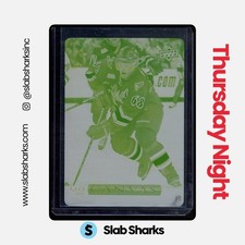 2019 UPPER DECK #C245 JAROMIR JAGR UD CANVAS PRINTING PLATES YELLOW 1/1
