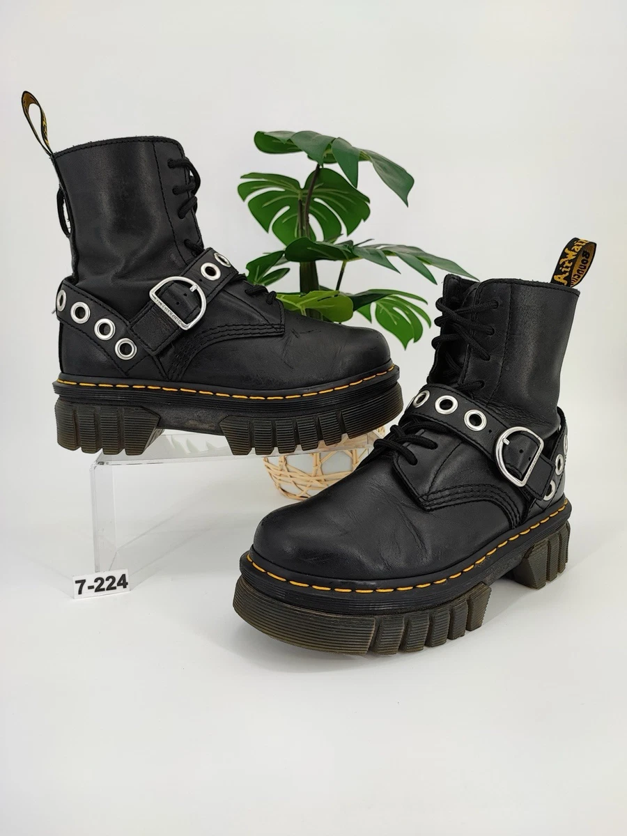 Dr Martens  Size 12 Combat Boots Lace-Up Style Punk Goth Platform Ankle Boots s-l400.jpg main image 4