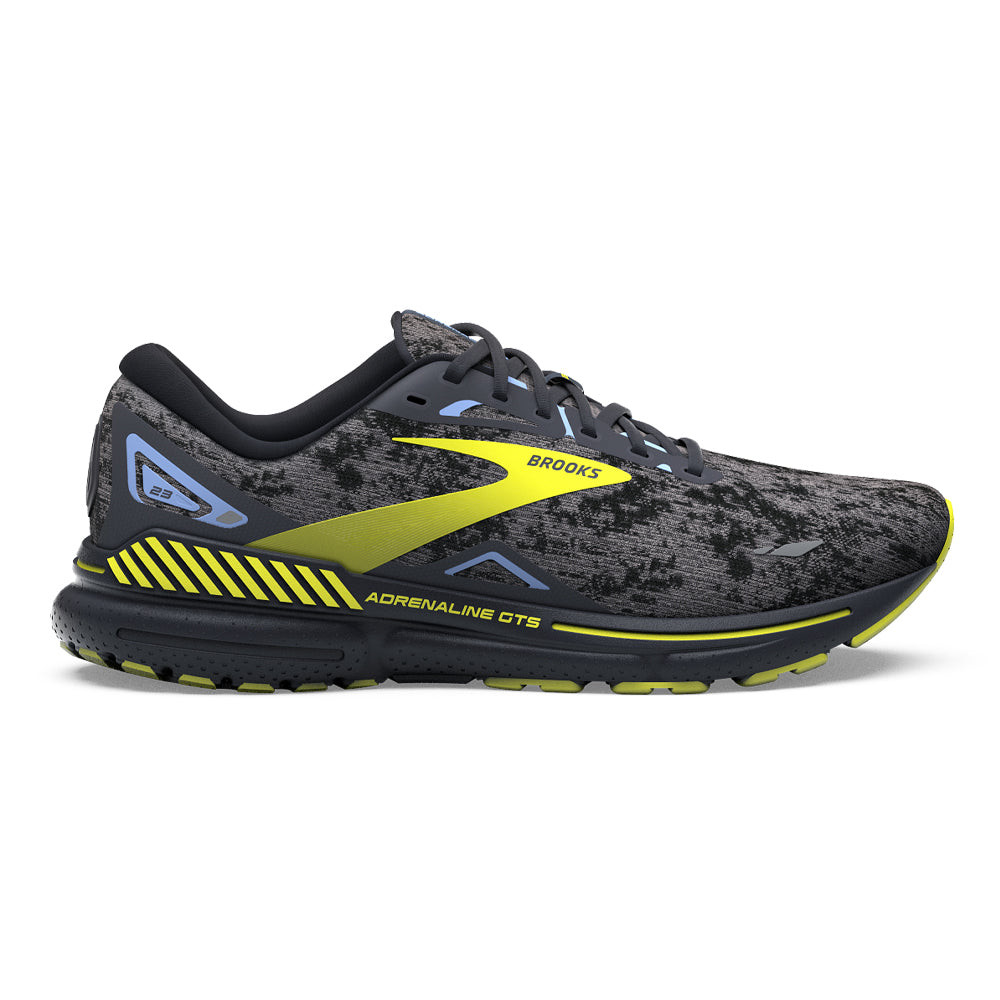 Мужские кроссовки Brooks Adrenaline GTS 23, Nine Iron/Folkstone/Sulphur, 15 D Medium, США