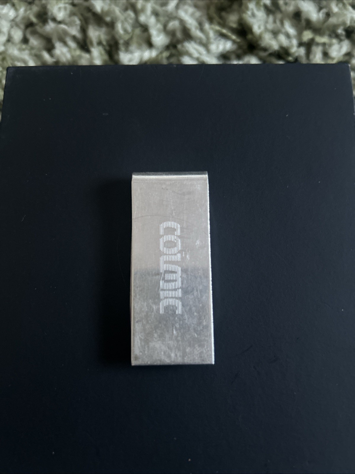 SOLID SILVER MONEY CLIP WITH FEATURE HALLMARK. **… - image 2