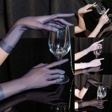 Gloves Gloves Seamless Sheer Smooth Tight Stocking Gloves Women Glossy