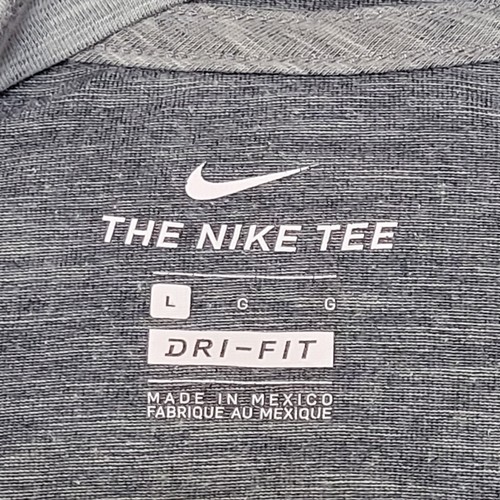 Nike Dri-Fit Missouri Tigers gray long sleeve hooded shirt Adult Men's LARGE L - Picture 4 of 6