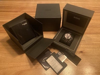 Rado DiaStar True Automatic High-Tech Ceramic Men's Watch w/Box & Papers