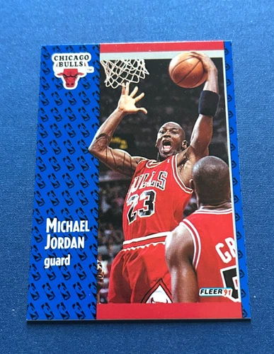 1991-92 Fleer Basketball Michael Jordan #29 HOF NM