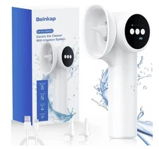 Beinkap Upgraded Ear Wax Removal Kit with Mild Drying, Safe Electric Ear Cleaner