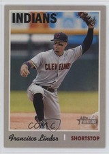 2019 Topps Heritage Action Image Variation High Number SP Francisco Lindor 1n3p