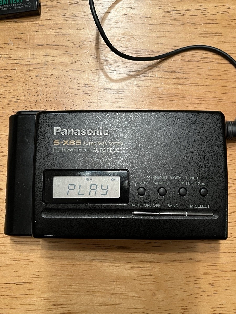 Panasonic RQ-S5V RadioCassette Player Walkman, Dolby C, Clean