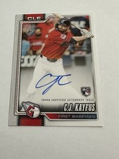 2025 Topps Series 1 RC Auto - CJ Kayfus (On Card)