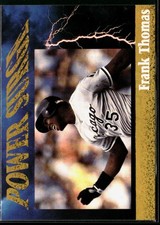 Frank Thomas Powerized Power Surge ? Baseball Card Odd Ball