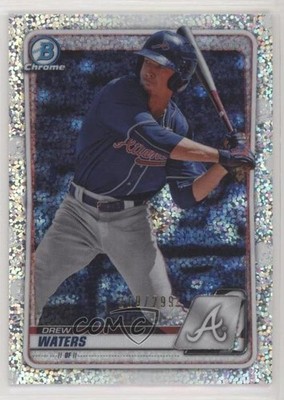 2020 Bowman Chrome Prospects Speckle Refractor /299 Drew Waters #BCP-2 n1u