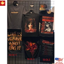 New Collection Motionless In White 2025 US Tour T-Shirt Graphic Band Concert Tee