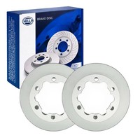 2X Hella Bremsscheiben 303Mm Hinten Passend FüR MAN TGE VW Crafter Grand