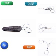 Gingher G-CST 3-1/2 inch Stork Embroidery Scissors Chrome Handle