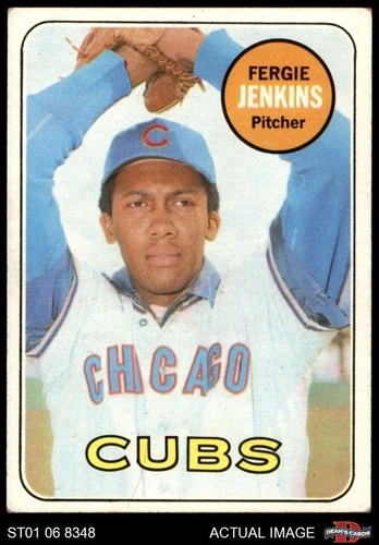 1969 Topps #640 Fergie Jenkins Cubs HOF 3.5 - VG+
