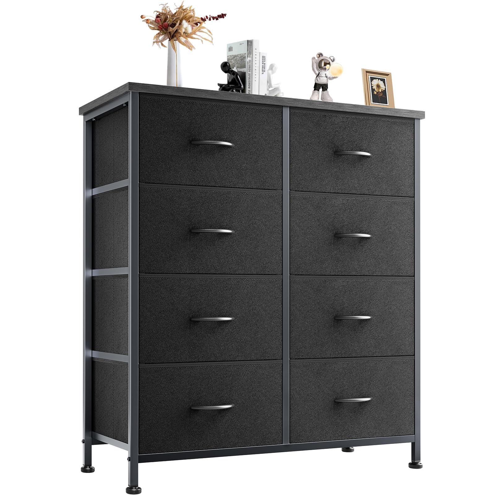 Tall 8-Drawer Fabric Dresser for Bedroom Clothes Storage Organizer-image