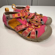 Keen CNX Sport Sandals Pink Orange Tie Dye Waterproof Outdoor Girls Size 13/1
