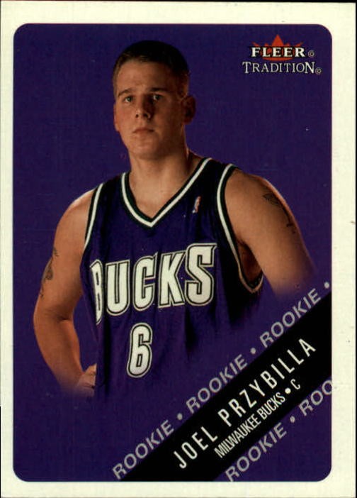 2000-01 Fleer Glossy #218 Joel Przybilla RC Rookie Card /1500