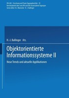 Objektorientierte Informationssysteme II H. -J. Bullinger