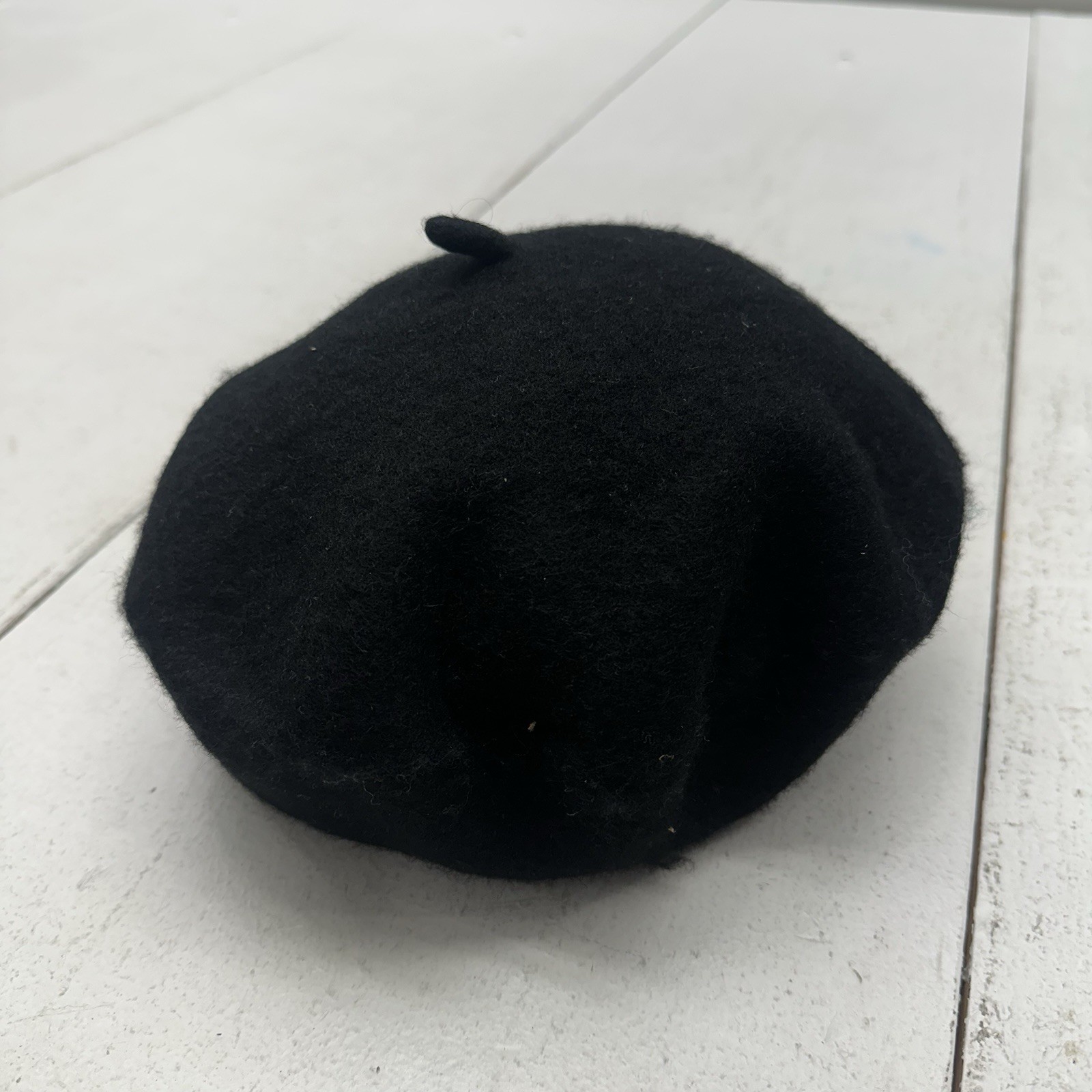 Solid Black Fleece Basic French Style Plain Beret… - image 4
