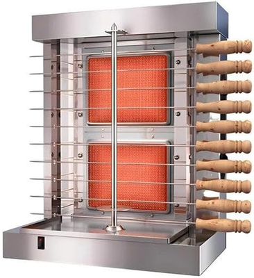 #ad Vertical Shawarma Machine 2 Burner Rotisserie Grill Doner Kebab and Tacos Al $416.99