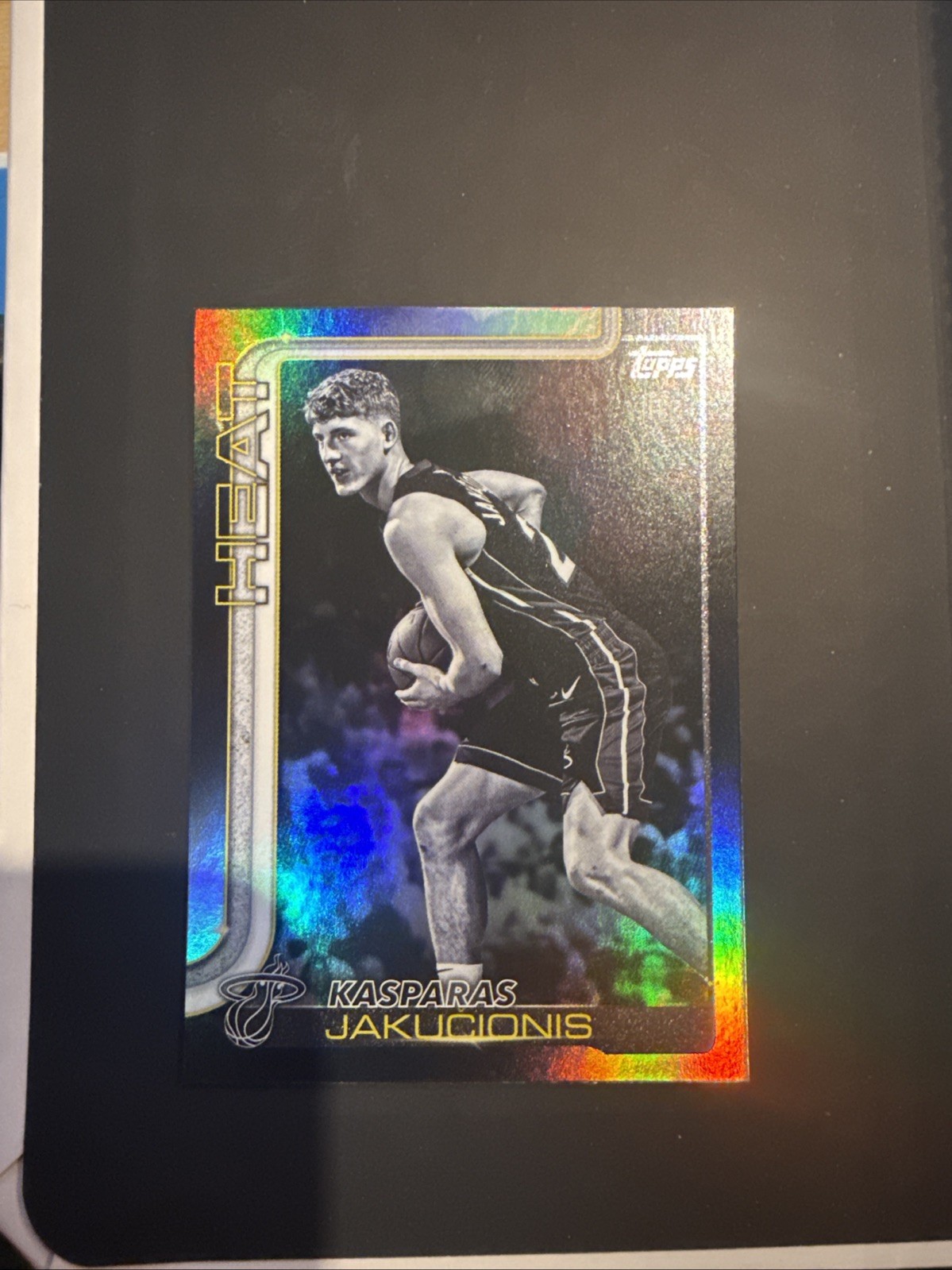 2025-26 Topps - Kasparas Jakucionis #220 Blackout (RC)