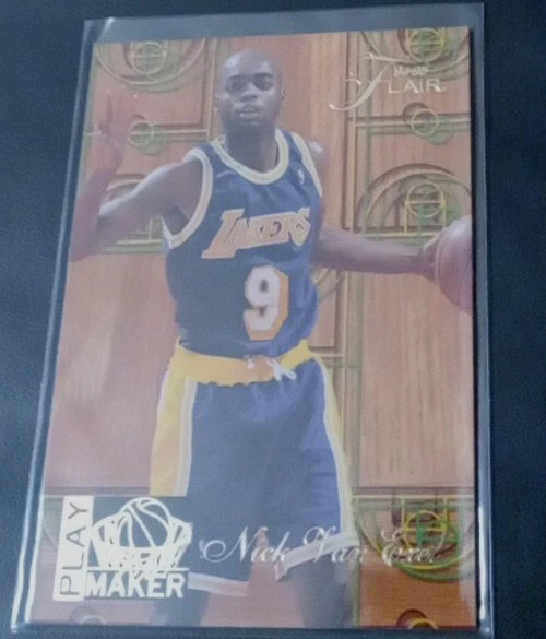 1994-95 Fleer Flair Nick Van Exel #10 Play Maker Insert Basketball Card Lakers