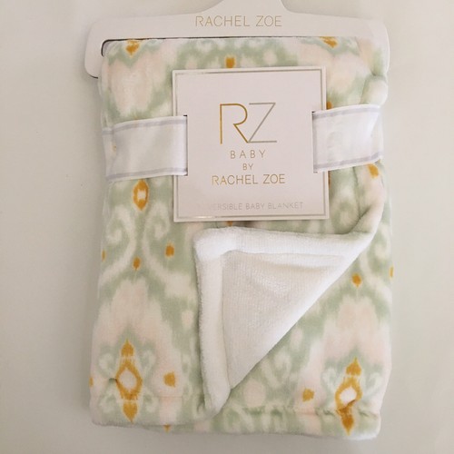 NEW Rachel Zoe Baby Blanket Multicolor Baby Gift Soft Cozy Sherpa